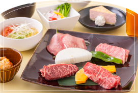 北海道産彩り4種焼肉＆冷麺（小）御膳