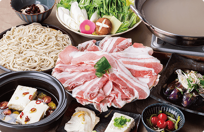 【昼】真御膳そば 葉実皮/【夜】創作酒肴 磁石